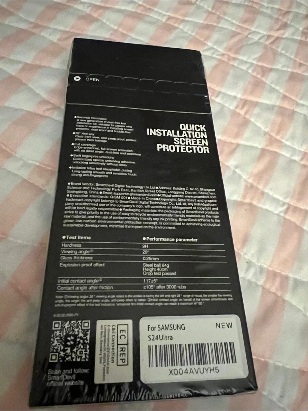 NEW SMARTDEVIL 2 Pack for Samsung Galaxy S24 Ultra Privacy Screen Protector